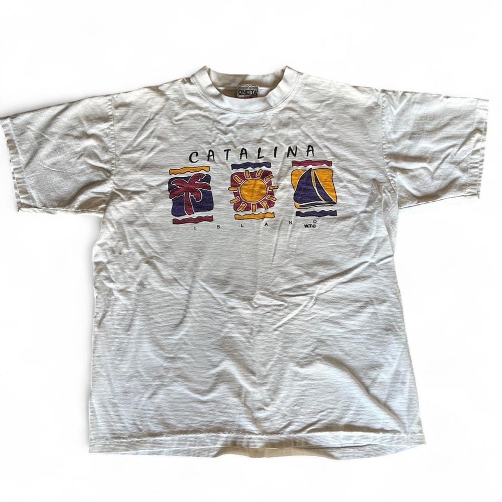 Catalina White Short Sleeve Tee